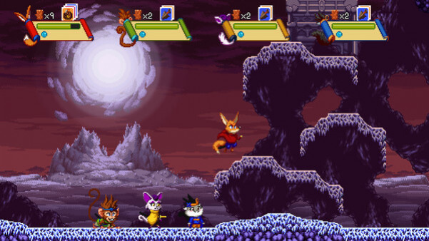 Игра Kemono Heroes, скриншот