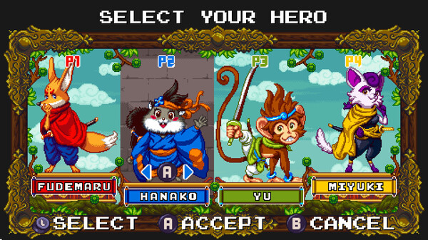 Игра Kemono Heroes, скриншот