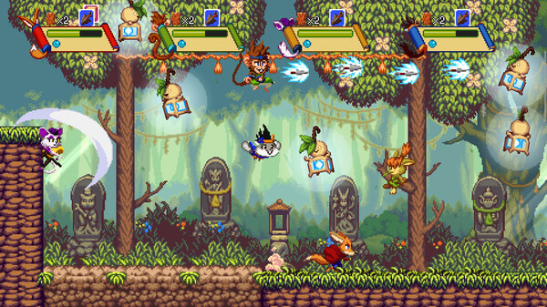 Игра Kemono Heroes, скриншот