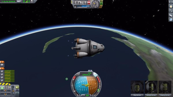 Игра Kerbal Space Program, скриншот