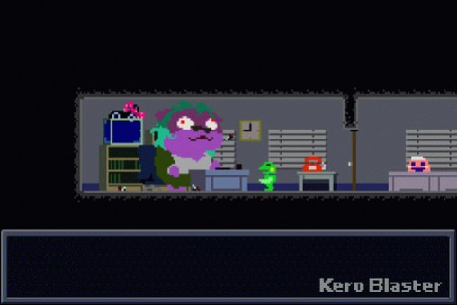 Игра Kero Blaster, скриншот