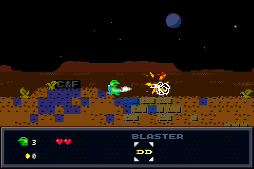 Игра Kero Blaster, скриншот
