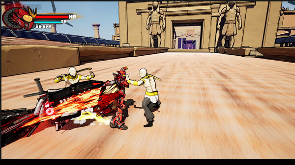 Игра Kijutsu Rider, скриншот