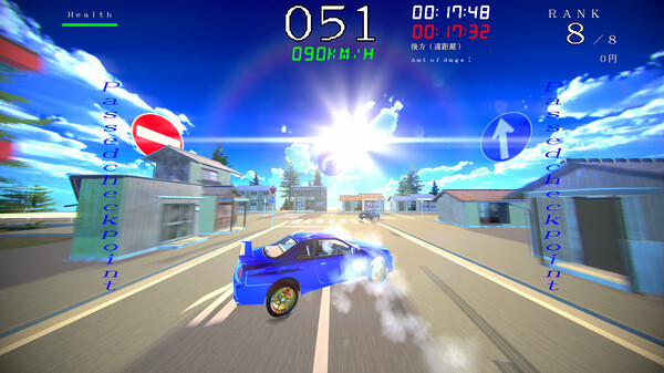 Игра KIKEN Drive (2nd Lap), скриншот