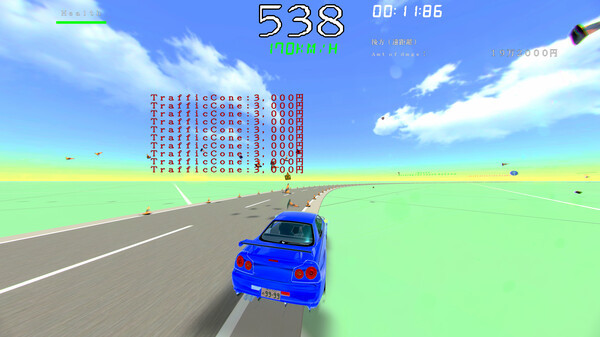 Игра KIKEN Drive (2nd Lap), скриншот