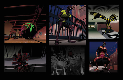 Игра killer7: Digital Art Booklet, скриншот