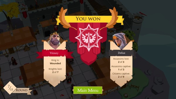 Игра King and Assassins, скриншот