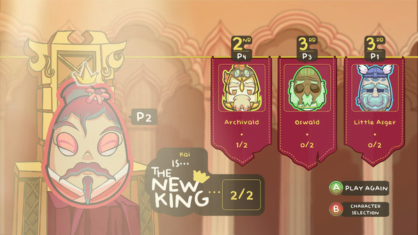Игра King of the Eggs, скриншот