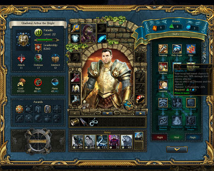 Игра King's Bounty: Crossworlds, скриншот