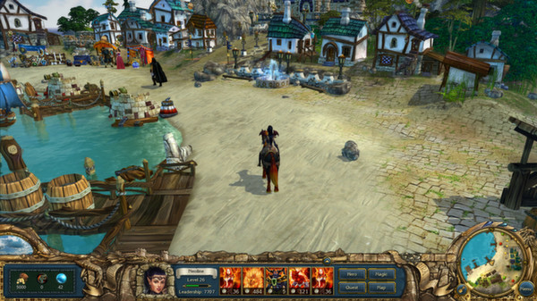 Игра King's Bounty: Dark Side, скриншот