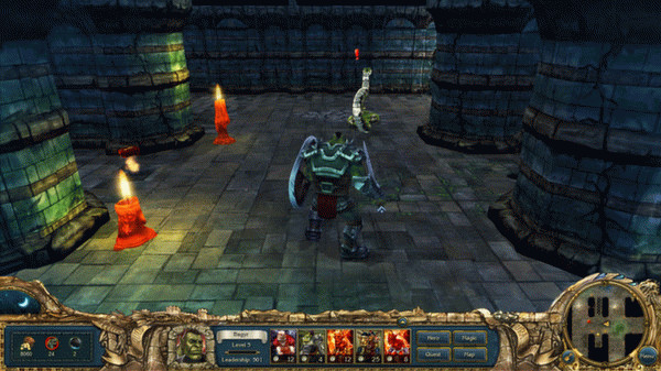 Игра King's Bounty: Dark Side, скриншот