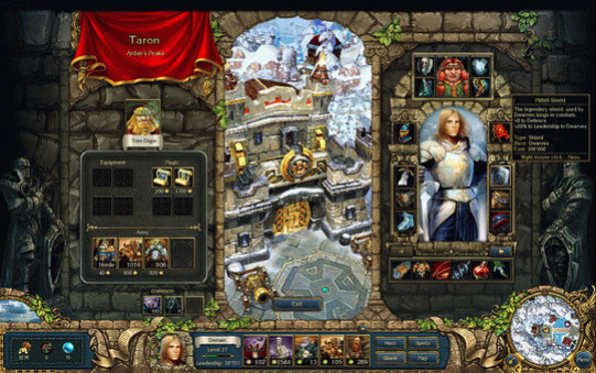 Игра King's Bounty: The Legend, скриншот