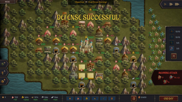 Игра King's Downfall, скриншот
