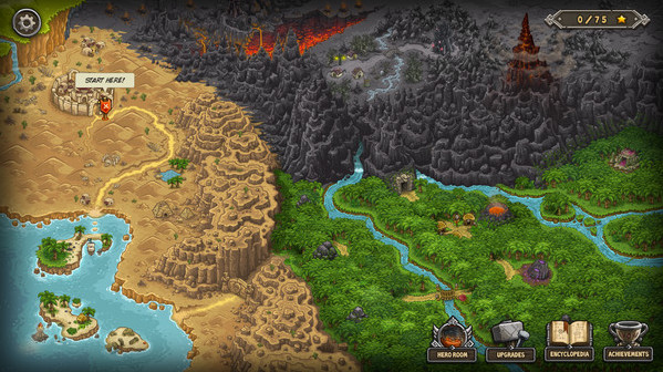 Игра Kingdom Rush Frontiers - Tower Defense, скриншот