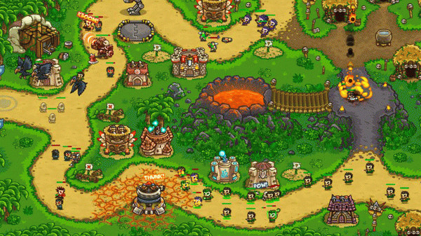 Игра Kingdom Rush Frontiers - Tower Defense, скриншот