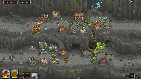 Игра Kingdom Rush Frontiers - Tower Defense, скриншот