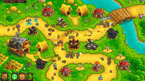 Игра Kingdom Rush Vengeance - Tower Defense, скриншот