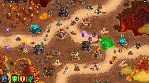 Игра Kingdom Rush Vengeance - Tower Defense, скриншот
