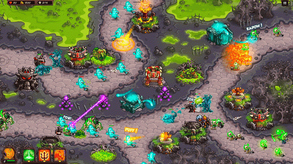 Игра Kingdom Rush Vengeance - Tower Defense, скриншот