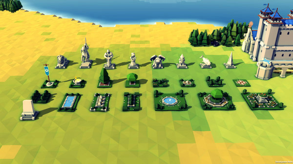 Игра Kingdoms and Castles - Parks & Statues, скриншот