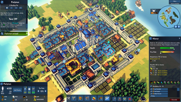 Игра Kingdoms and Castles, скриншот