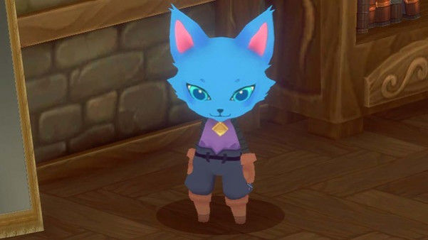 Игра Kitaria Fables - Blue Cat Skin, скриншот