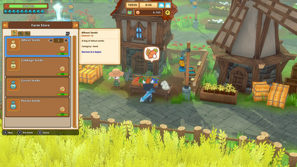 Игра Kitaria Fables, скриншот