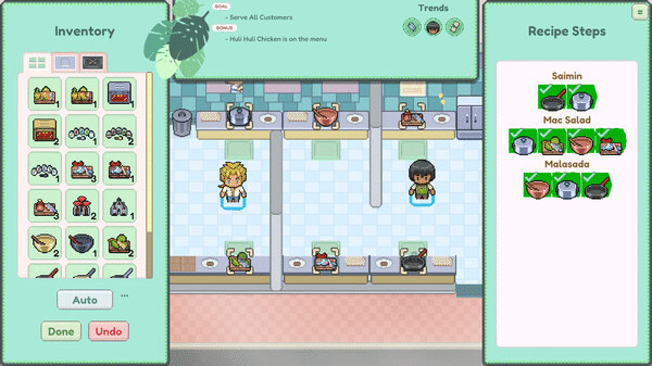 Игра Kitchen Sync: Aloha!, скриншот