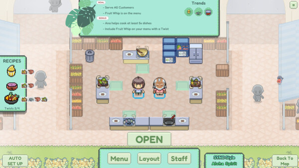 Игра Kitchen Sync: Aloha!, скриншот