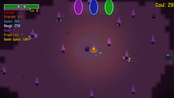 Игра Kitty Combat, скриншот