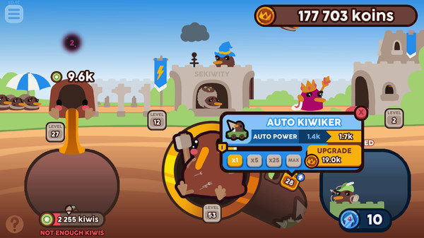 Игра Kiwi Clicker - Juiced Up, скриншот