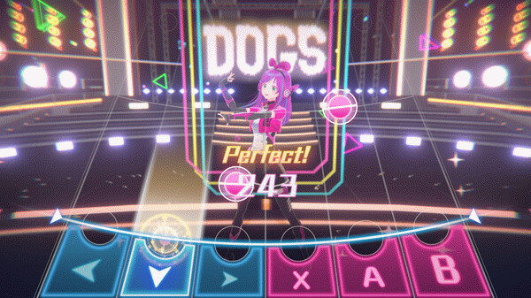 Игра Kizuna AI - Touch the Beat! Additional Song "DOGS HYNOME feat. #kzn" + "#kzn", скриншот