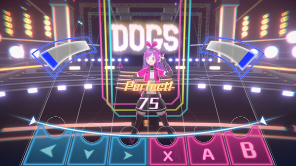 Игра Kizuna AI - Touch the Beat! Additional Song "DOGS HYNOME feat. #kzn" + "#kzn", скриншот