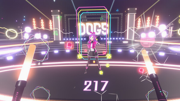 Игра Kizuna AI - Touch the Beat! Additional Song "DOGS HYNOME feat. #kzn" + "#kzn", скриншот