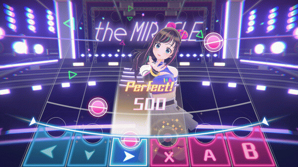 Игра Kizuna AI - Touch the Beat! DLC Costume 1: hello, world 2020, скриншот