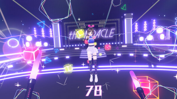 Игра Kizuna AI - Touch the Beat! DLC Costume 1: hello, world 2020, скриншот