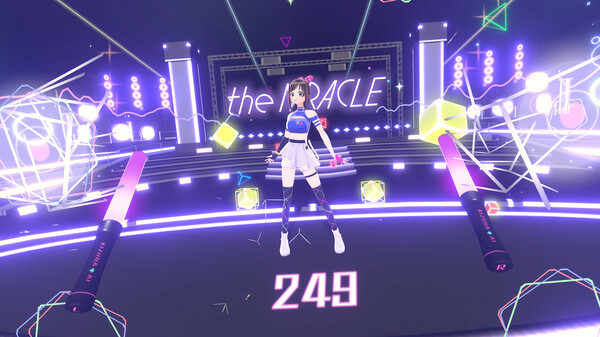 Игра Kizuna AI - Touch the Beat! DLC Costume 1: hello, world 2020, скриншот