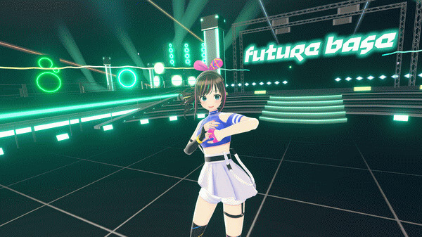 Игра Kizuna AI - Touch the Beat! DLC Costume 1: hello, world 2020, скриншот