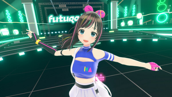 Игра Kizuna AI - Touch the Beat! DLC Costume 1: hello, world 2020, скриншот
