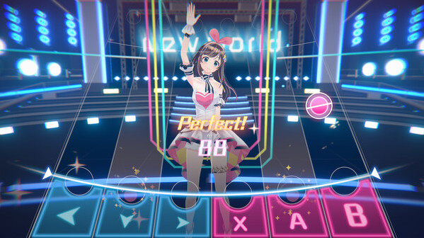 Игра Kizuna AI - Touch the Beat! DLC Costume 2: A.I. Party! 2018, скриншот
