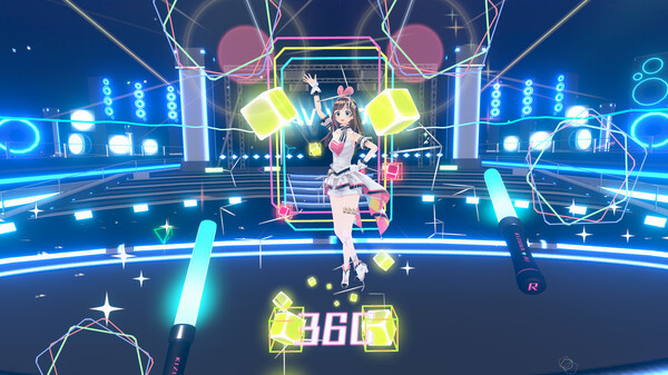 Игра Kizuna AI - Touch the Beat! DLC Costume 2: A.I. Party! 2018, скриншот