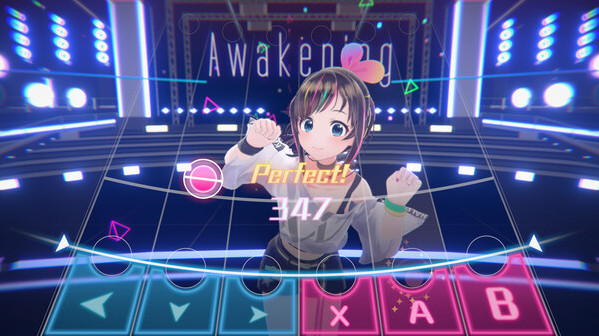 Игра Kizuna AI - Touch the Beat!, скриншот