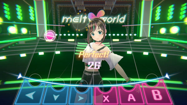 Игра Kizuna AI - Touch the Beat!, скриншот