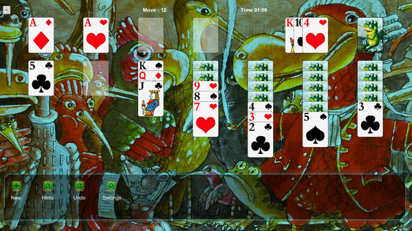 Игра Klondike Solitaire Kings, скриншот