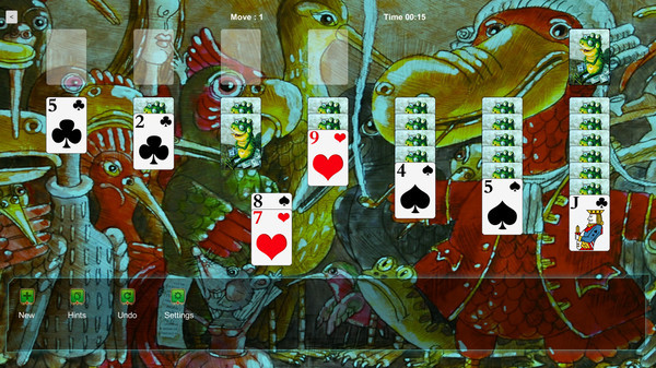 Игра Klondike Solitaire Kings, скриншот