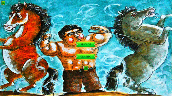 Игра Klondike Solitaire Kings - Strongman, скриншот