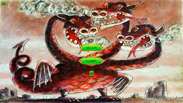 Игра Klondike Solitaire Kings - Three Headed Dragon, скриншот