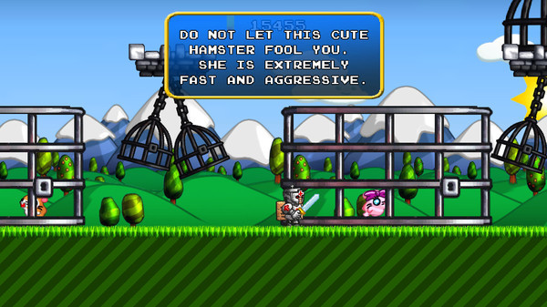 Игра Knight of the Hamsters, скриншот