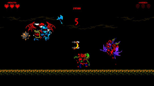 Игра Knight Terrors, скриншот
