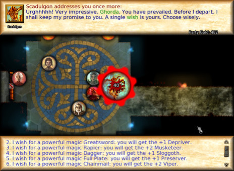 Игра Knights of the Chalice 2, скриншот